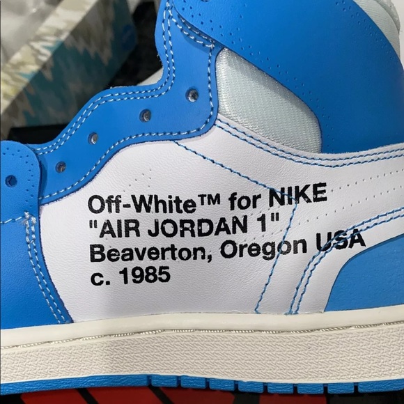Jordan 1 retro unc off white - Picture 4 of 10